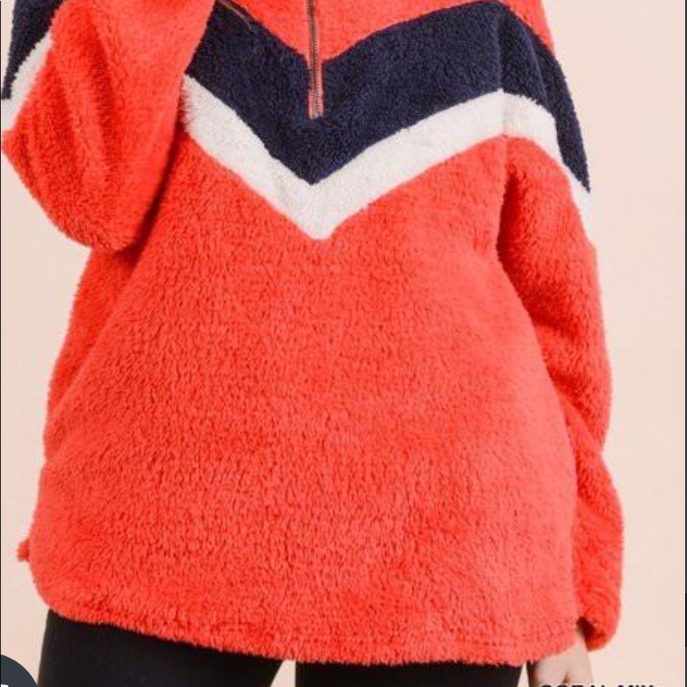 Colorblock Stripe Zip-Up Pullover Jacket - Picture 4 of 8